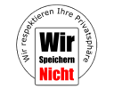 Wir speichern nicht